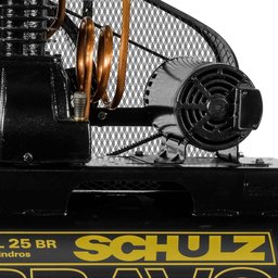 Compressor De Ar Bravo 5 Pés 50 Litros 0/380 V-Schulz-Csl5br/50 - 4