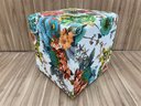 Ver imagem 2 de Puff Decorativo Floral Verde 49 Alpoim