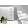 Jogo de Cama Queen 200 Fios Papillons Branco Casaborda 4 peças - 3