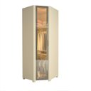 Ver imagem 2 de Módulo Guarda-Roupa Canto Innova Reflecta 1 Porta com LED 100% MDF Bege/Off White