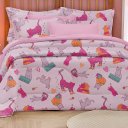 Ver imagem 2 de Edredom Solteiro Estampado Atlantix 150x220cm 100% Algodão Cats