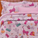 Ver imagem 4 de Edredom Solteiro Estampado Atlantix 150x220cm 100% Algodão Cats