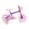 Bicicleta Infantil Aro 12 Paty Lilás e Rosa Verden Bikes - 1