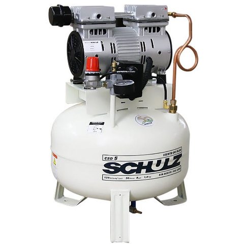 Compressor de Ar Csd5/30l 220v Monofásico Odontologico Schulz