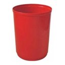 Ver imagem 1 de Lixeira Plástica Cônica 13l sem Tampa Cor:vermelho