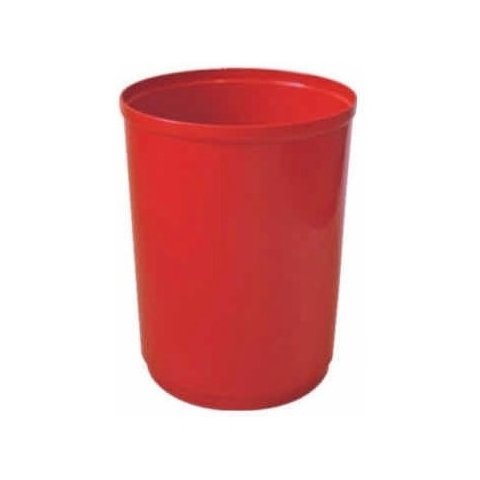 Lixeira Plástica Cônica 13l sem Tampa Cor:vermelho