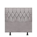 Ver imagem 1 de Cabeceira Estofada Cama Box Solteiro 100cm Istambul Corino Cinza Claro- Mabe Magazine