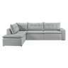 Sofá Retrátil 7 Lugares Presidente 356cm com Chaise a Esquerda de 91cm - 6