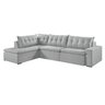 Sofá Retrátil 7 Lugares Presidente 356cm com Chaise a Esquerda de 91cm - 4