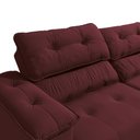 Ver imagem 5 de Sofá Cama Kappesberg Stelo Veludo Bordô 230cm