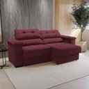 Ver imagem 1 de Sofá Cama Kappesberg Stelo Veludo Bordô 230cm