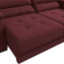 Ver imagem 4 de Sofá Cama Kappesberg Stelo Veludo Bordô 230cm