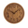 Relógio de Parede Plástico Basic Wood 25 X 3,5 Cm - 1