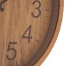 Relógio de Parede Plástico Basic Wood 25 X 3,5 Cm - 4