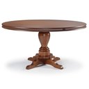 Ver imagem 1 de Mesa de Jantar Redonda 156x156cm Manchester Linz Móveis - Imbuia Glazer