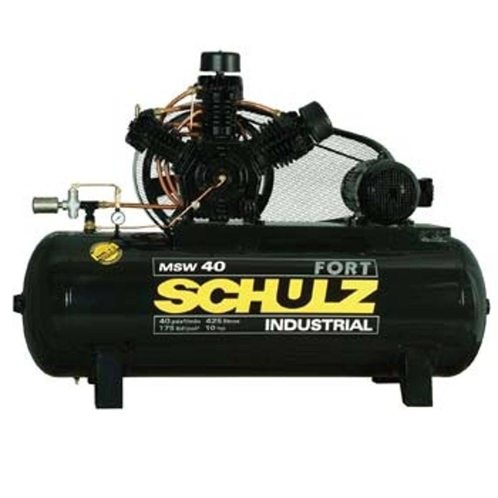 Compressor De Ar Mswv40fort/425l(Mta) 40pes 425litros 220/380v Trifásico - Schulz