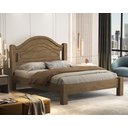 Ver imagem 2 de Cama 100% Mdf Isis Casal Estrado Reforçado Painel Inteiriço:castanho