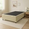 Cama Box Casal com Baú – Suede Bege, Blindada, Pistão a Gás – 138x188 Cm - 2