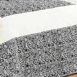 Kit Edredom Donatella Queen Preto Estampa Especial com 5 Peças - 3