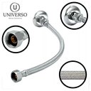 Ver imagem 4 de Shopee Lm-mm Engate Flexivel Trançado para Pia Aço Inox 40 Cm Acabamento Fosco Cor Prateado