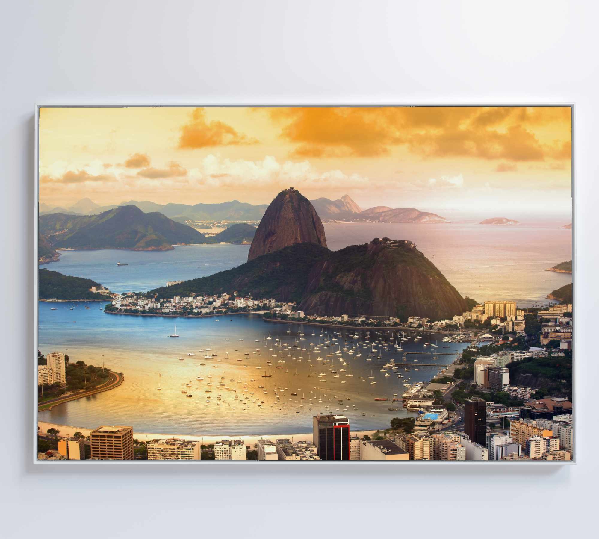 Quadro Pão de Açúcar Rio de Janeiro - 60x40 cm - Tecido Canvas - 8