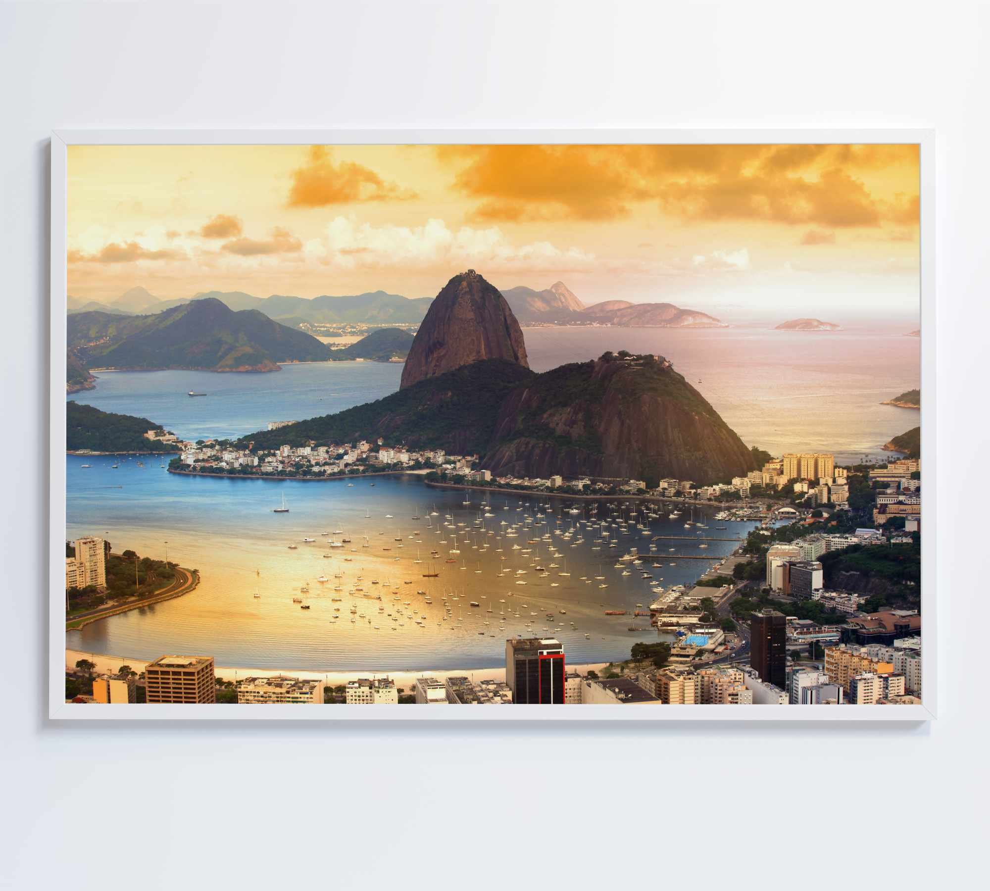 Quadro Pão de Açúcar Rio de Janeiro - 60x40 cm - Tecido Canvas - 5