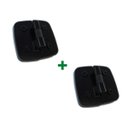 Ver imagem 1 de 1129 - Dobradiça dupla automática v/v para porta de vidro temperado blindex Preto - 2 unidades