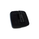 Ver imagem 2 de 1129 - Dobradiça dupla automática v/v para porta de vidro temperado blindex Preto - 2 unidades