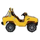 Ver imagem 3 de Jipe Elétrico Infantil Off-Road 2 Lugares 12V Com Controle Remoto - Amarelo