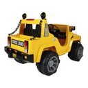 Ver imagem 2 de Jipe Elétrico Infantil Off-Road 2 Lugares 12V Com Controle Remoto - Amarelo