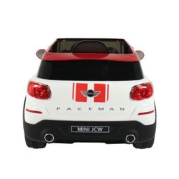 Carro Elétrico Infantil Mini Paceman 12V - Branco E Vermelho - 4 Carro Elétrico Infantil Mini Paceman 12V - Branco E Vermelho - 4