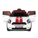 Ver imagem 3 de Carro Elétrico Infantil Mini Paceman 12V - Branco E Vermelho