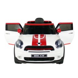 Carro Elétrico Infantil Mini Paceman 12V - Branco E Vermelho - 3 Carro Elétrico Infantil Mini Paceman 12V - Branco E Vermelho - 3