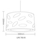 Ver imagem 2 de Pendente Taschibra Uni 760-B