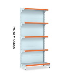 Gondola Parede 202 Amapa Fit Kit 7 Metros 1 Canto Porta Etiqueta Amarelo Amapá - 4