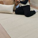Ver imagem 2 de Tapete Artesanal Kilim Maya Marfim 140 x 200