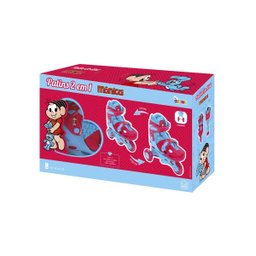 Patins Tri/Inline Turma da Mônica - Mônica Bel Brink 29-32 - 2