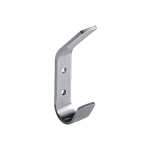 Gancho Duplo De Toalha Itiquira Pingoo.casa - Prata