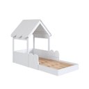 Ver imagem 3 de Cama Infantil Montessoriana com Casinha Infanto Branco