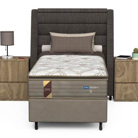 Conjunto Box Solteiro Mola Probel Modern (88x188x32cm)