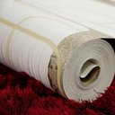 Ver imagem 2 de Papel de Parede Importado Vinílico Lavável 53cm X 10m Bege e Dourado
