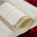 Ver imagem 4 de Papel de Parede Importado Vinílico Lavável 53cm X 10m Bege e Dourado