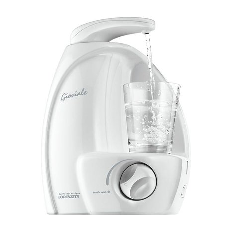Purificador de Água Gioviale Lorenzetti Branco + Refil para Purificador