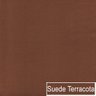Sofá Curvo 3 Lugares Orgânico Sala Recepção Escritório Decorativo Luxo Panamá 185cm Suede Terracota - 7