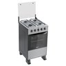 Fogão Delicato 4 Bocas Porta com Visor Vidro Duplo Mesa Aço Inox Compacto e Moderno com Forno 52 L - 1