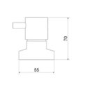 Ver imagem 4 de Acabamento para Registro C 77 1/2, 3/4 e 1 Meber Metais Cinza