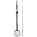 Ver imagem 1 de Bomba de Chimarrão Mil Furos Inox 24cm Nossa Senhora Aparecida Azul Bortonaggio Anel Rosca