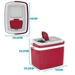 Caixa Termica Cooler Cerveja Bebidas 32l Praia Pesca Camping - 5