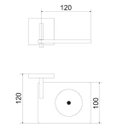 Ver imagem 2 de Saboneteira de Parede 2060 C 210 Meber Metais