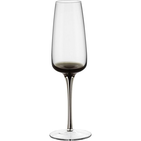 Kit 6 Taça Champanhe 23x7x7cm 210ml Vidro Transparente